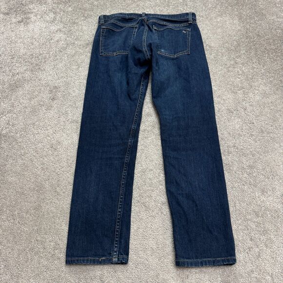 Rag & Bone Standard Issue Fit 2 Slim Selvedge Denim Jeans Mens 30 Button Fly L27 - Picture 2 of 16